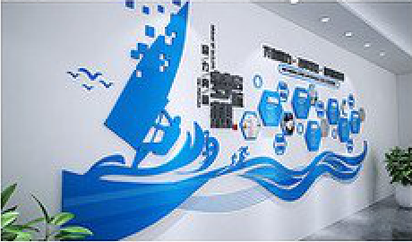 仙居海浪主题文化墙如何设计？