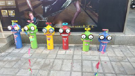 仙居商业区彩绘