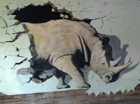 仙居在墙绘中，如何绘制3D效果？